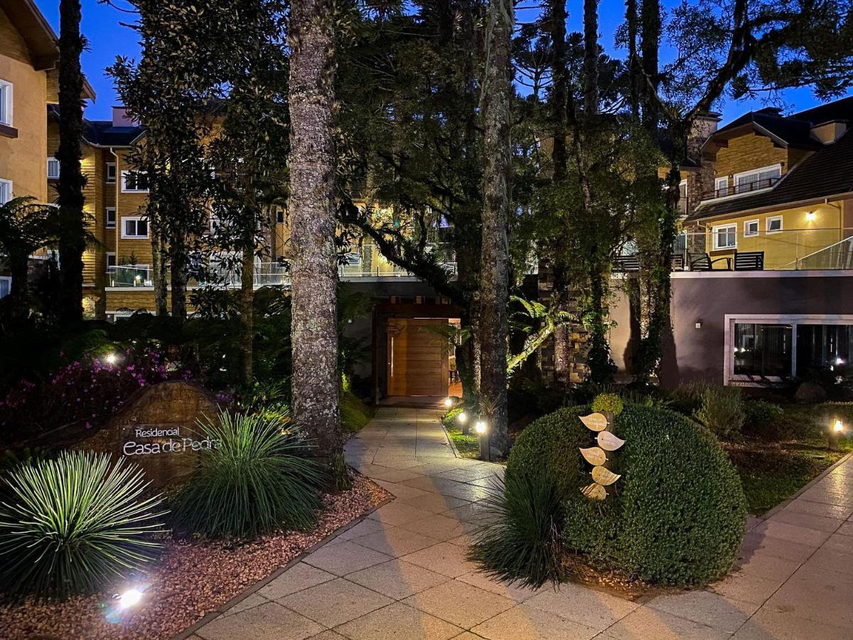 Casa De Pedra - 301D - Apto Com Piscina Em Gramado Exteriér fotografie